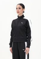 PUMA Felpa con zip T7 ALWAYS ON nera da donna 629796 01 PUMA 