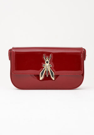 PATRIZIA PEPE Borsa a tracolla "ESSENTIAL" Fly rossa da donna 8B0231L125 R398 PATRIZIA PEPE 