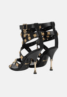 JUST CAVALLI Sandali con tacco neri da donna 80RA3S40ZSE55 899 JUST CAVALLI 
