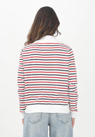 TOMMY JEANS Maglioncino bianco da donna con motivo a righe DW0DW198880FG  TOMMY JEANS 