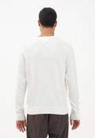 TOMMY HILFIGER Maglioncino girocollo panna da uomo con logo MW0MW28046Z00  TOMMY HILFIGER 