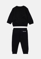 DSQAURED2 Tuta nera da neonato con logo DQ3146D0094 DQ900 DSQUARED2 