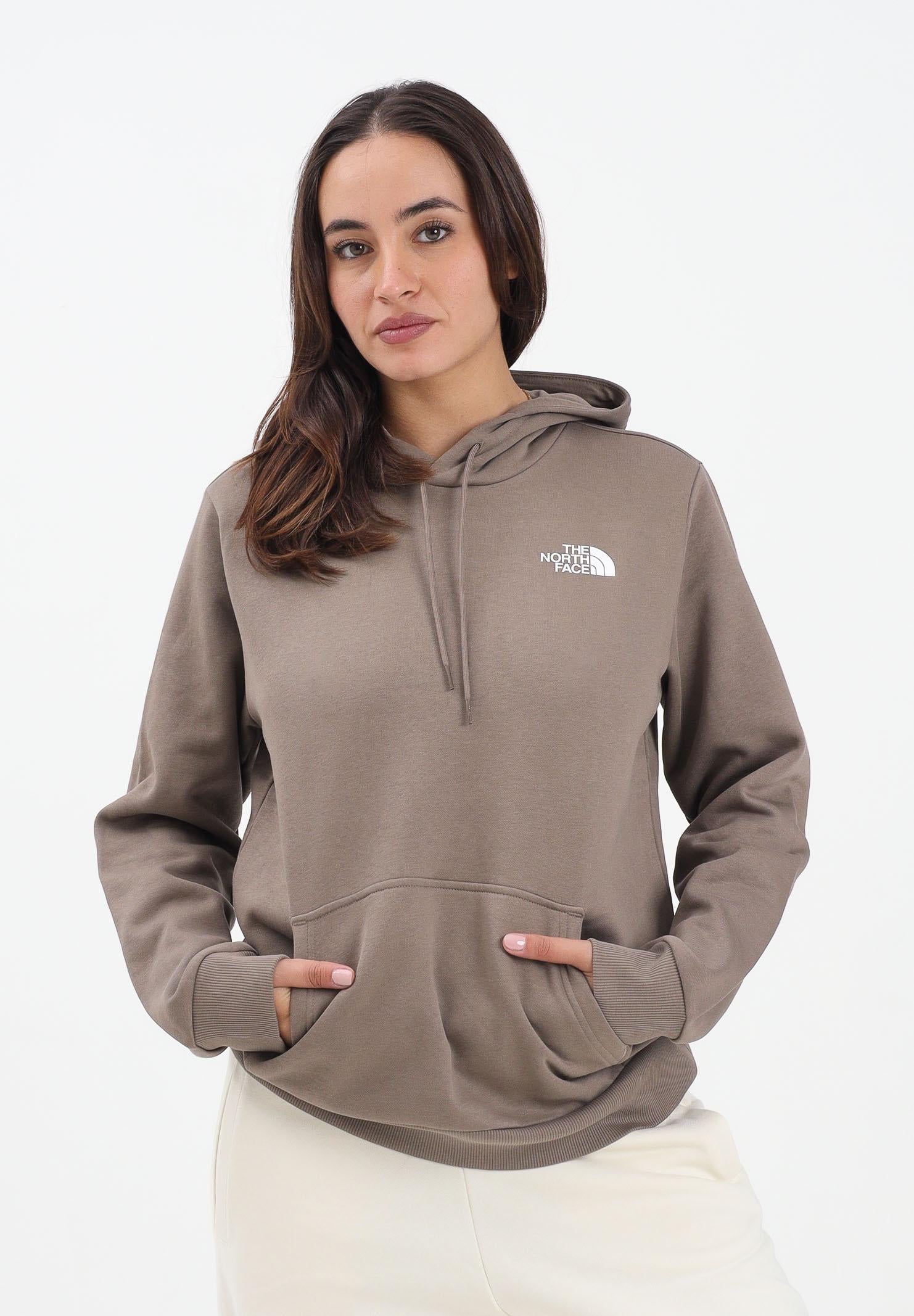 THE NORTH FACE Felpa con cappuccio Simple Dome beige da donna NF0A89EYBOW1  THE NORTH FACE 