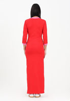 ADIDAS ORIGINALS Abito lungo Adicolor Classics 3-Stripes rosso e fucsia da donna JW3668  ADIDAS ORIGINALS 