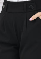 JDY Pantalone nero da donna a vita alta 15208430 BL JDY 