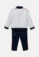 ADIDAS ORIGINALS Tuta ADICOLOR 3-STRIPES bianca, blu e rossa da neonato JY2787 . ADIDAS ORIGINALS 