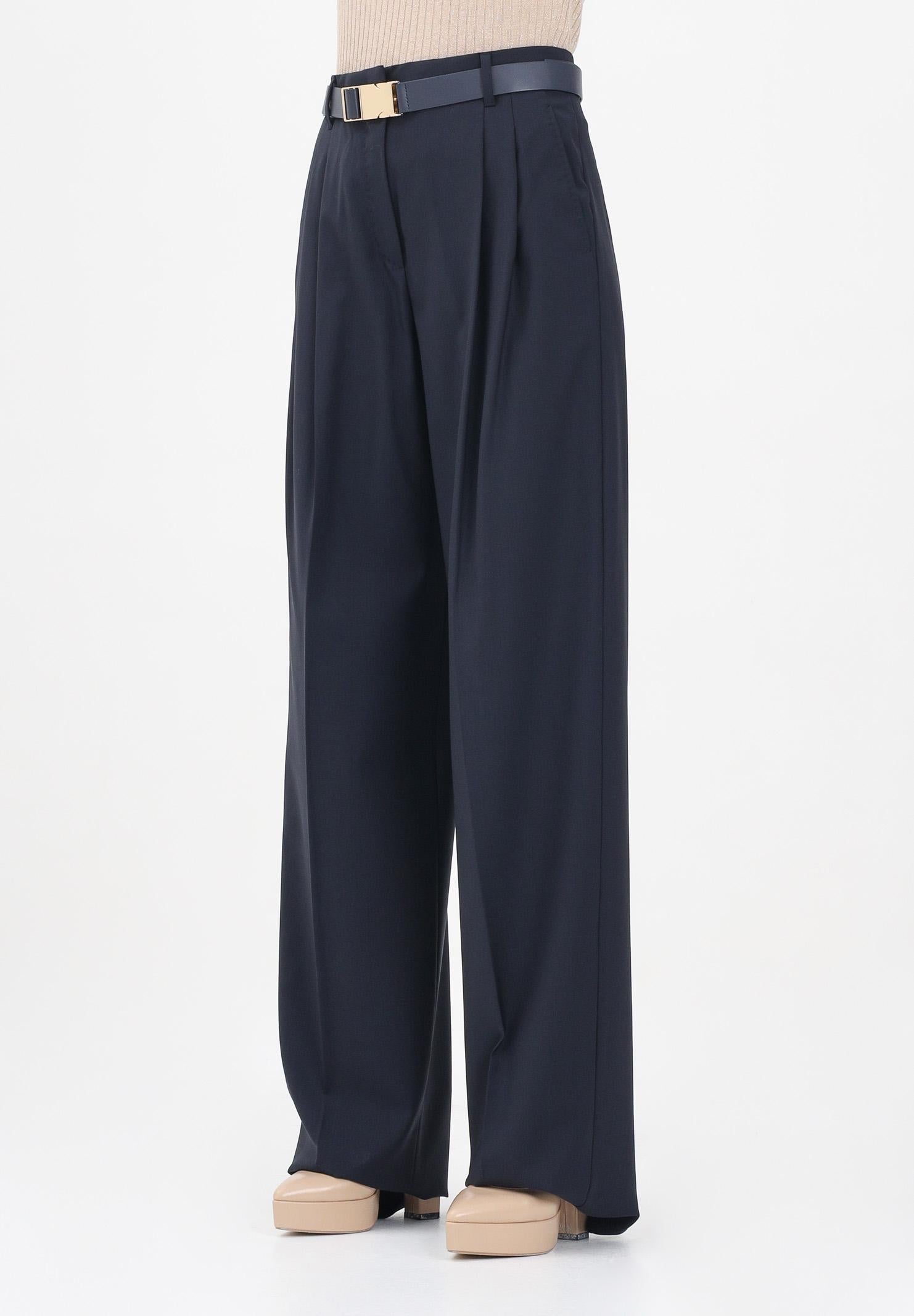 MAX MARA Pantaloni Eleganti Blu per Donna - Bergamo