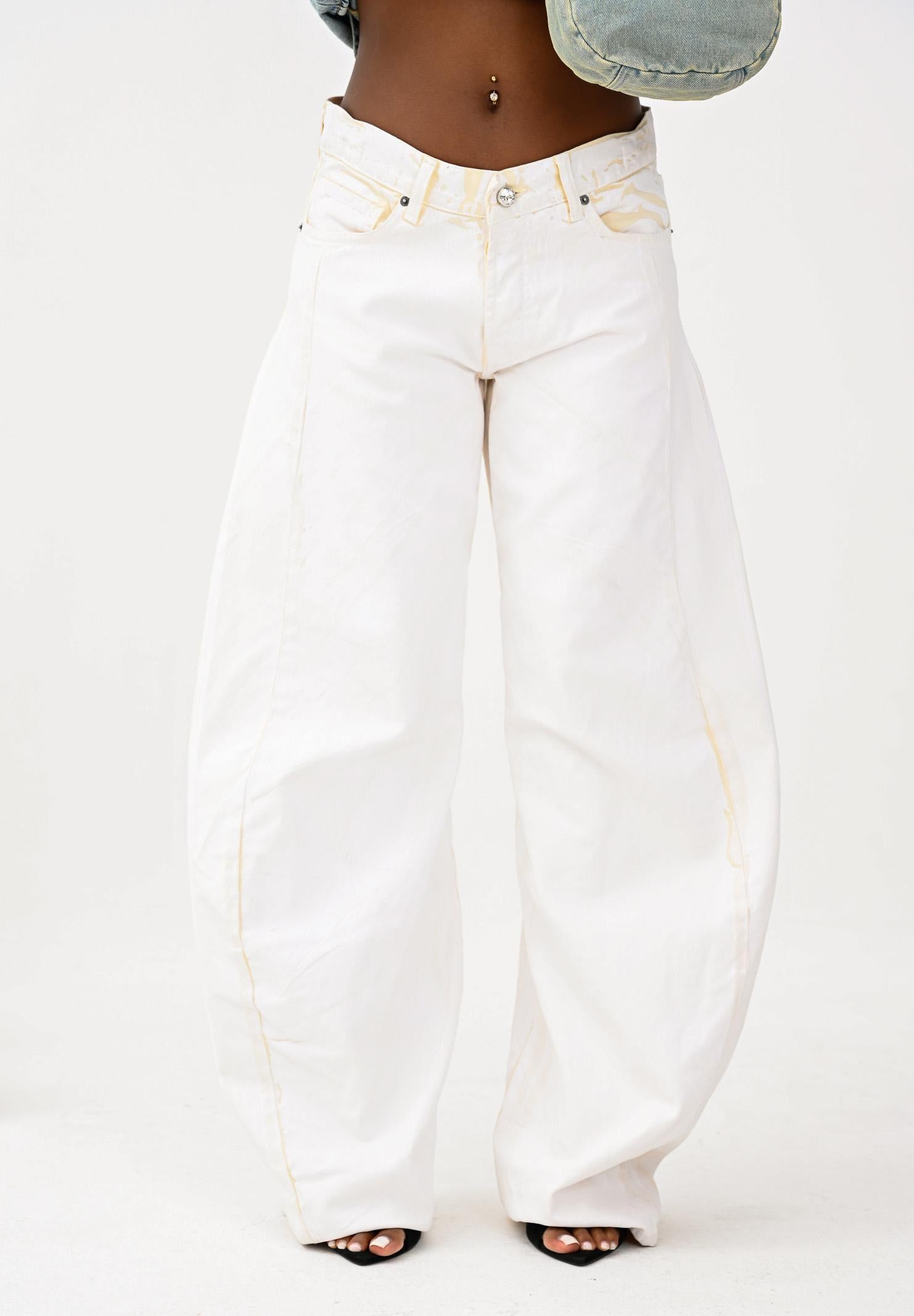 MYEM Jeans Emanuela bianco da donna EMANUELA3  MYEM 