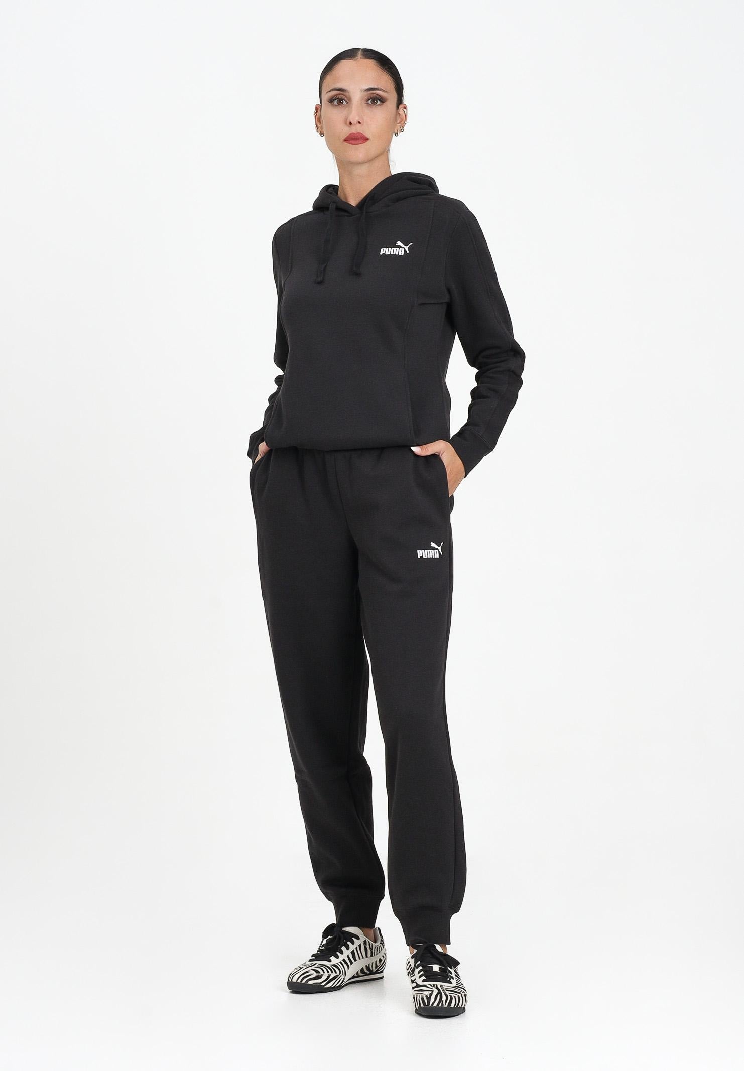 PUMA Tuta Sweat nera da donna 688162 01 PUMA 