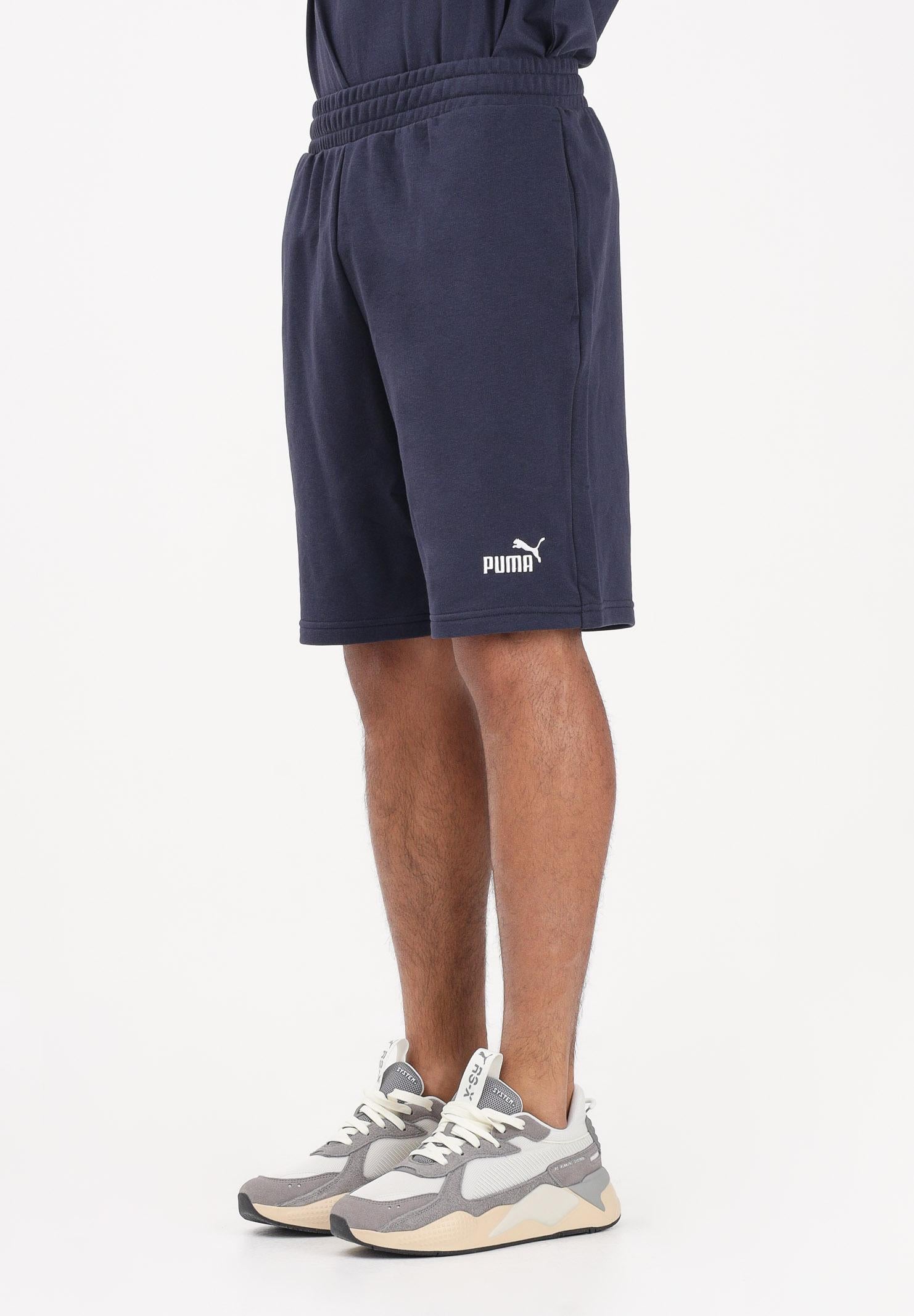 PUMA Pantalone sportivo Essentials No. 1 Logo 10" blu da uomo 682594 16 PUMA 