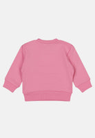 DSQUARED2 Felpa girocollo rosa da neonato con stampa logo DQ2860D0094 DQ321 DSQUARED2 