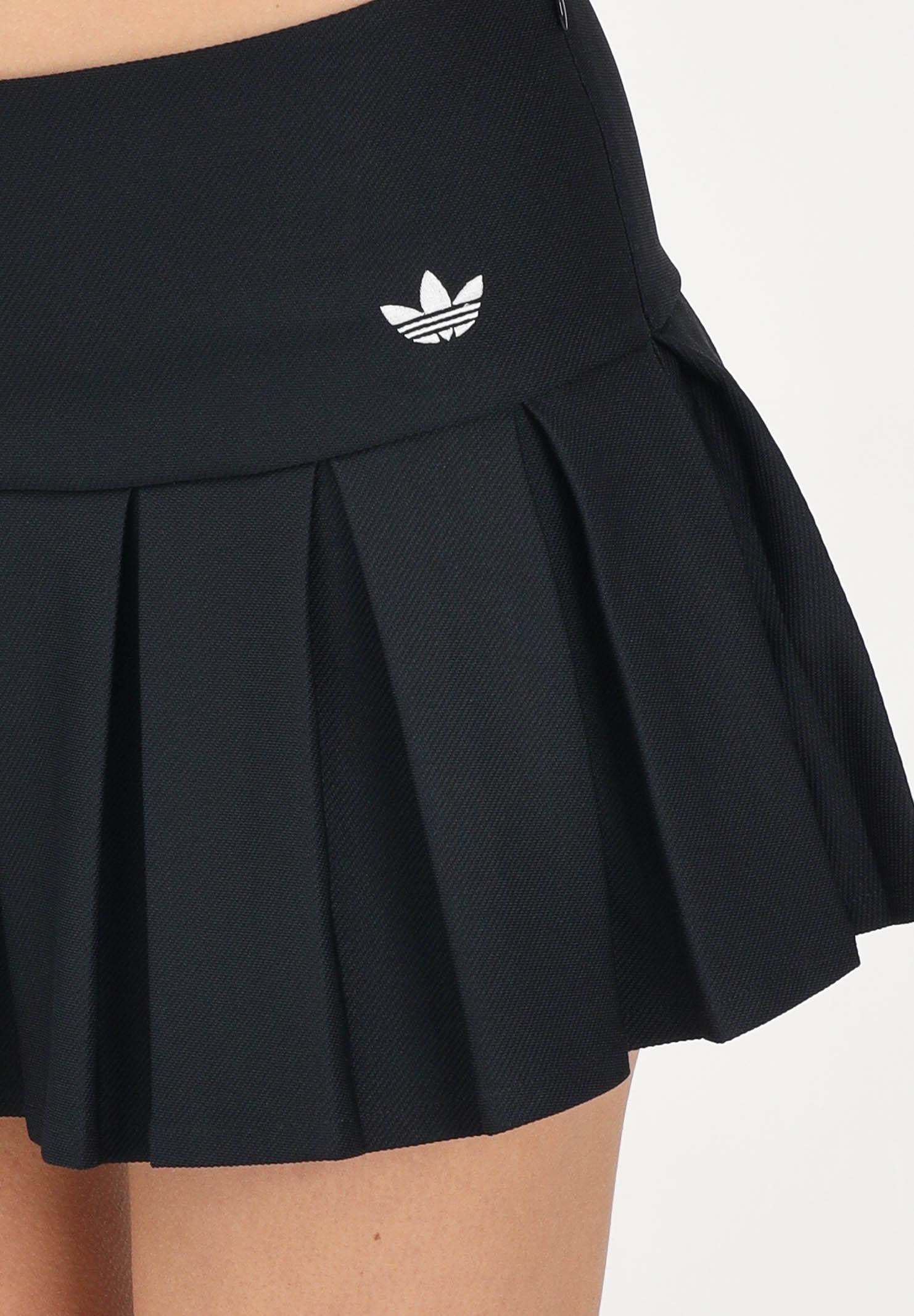 ADIDAS ORIGINALS Gonna corta nera da donna con logo KD2964 . ADIDAS ORIGINALS 