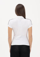 ADIDAS ORIGINALS Polo a manica corta 3 Stripes bianca da donna KD3697 . ADIDAS ORIGINALS 