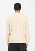 MARKET Felpa girocollo beige da uomo con logo camouflage F5MKMASW036 012 MarKET 