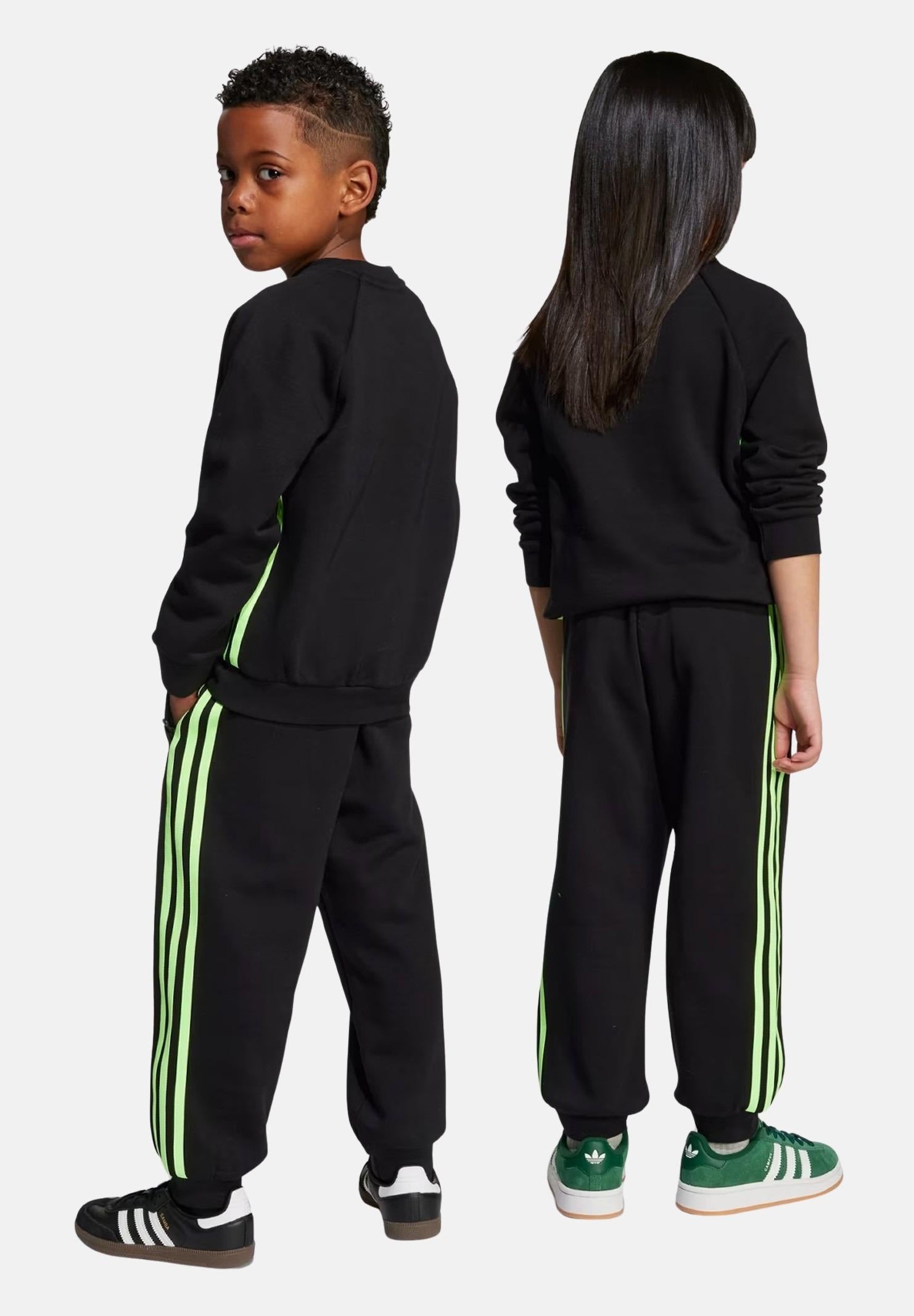 ADIDAS ORIGINALS CREW SET tuta nera per bambino e bambina. JX0546  ADIDAS ORIGINALS 