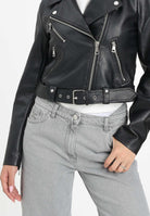 ONLY Giubbotto in ecopelle nero da donna 15232135 Black ONLY 