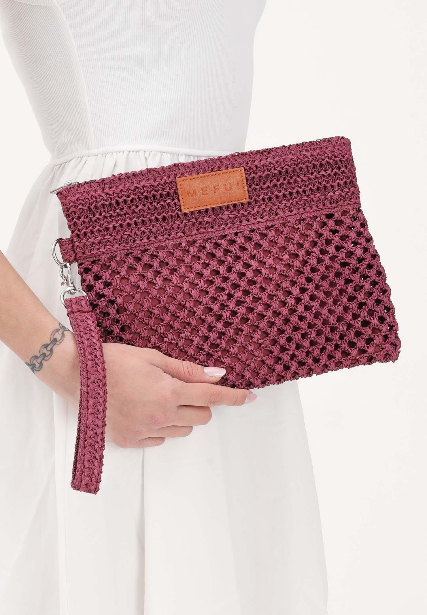 ME FUI Pochette color prugna da donna MA26-SW0055PL . ME FUI 