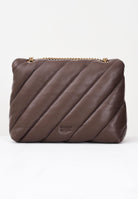 PINKO Borsa a tracolla Big Love Bag Puff marrone da donna 100037A0F2 L74Q PINKO 