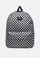 VANS Zaino Old Skool Check bianco e nero per uomo e donna VN000H4XY281 . VANS 