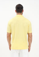 LACOSTE Polo a manica corta gialla per uomo e donna con patch logo coccodrilo 1212 107 LACOSTE 