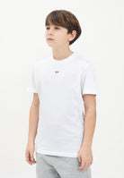 DIESEL T-shirt a manica corta Tdiegord bianca per donna, ragazzi e bambini J022370GRAI K100 DIESEL 