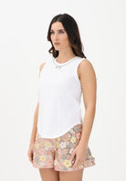 N21 Canotta bianca per donna, ragazze e bambine con dettaglio gioiello N210A5N0479 0N100 N21 