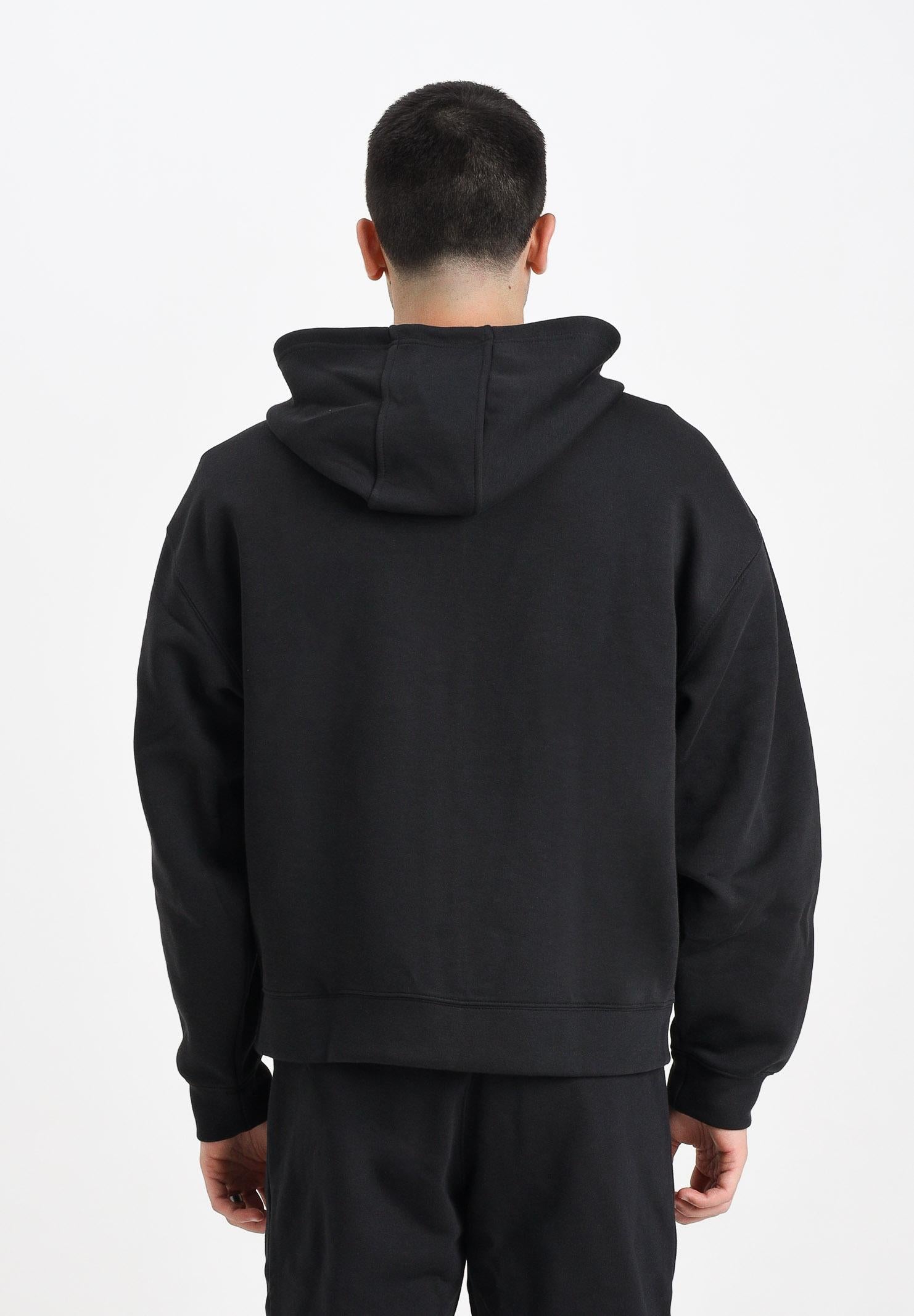 ADIDAS ORIGINALS Felpa con zip Adicolor Spacer Oversized nera da uomo JX1507 . ADIDAS ORIGINALS 