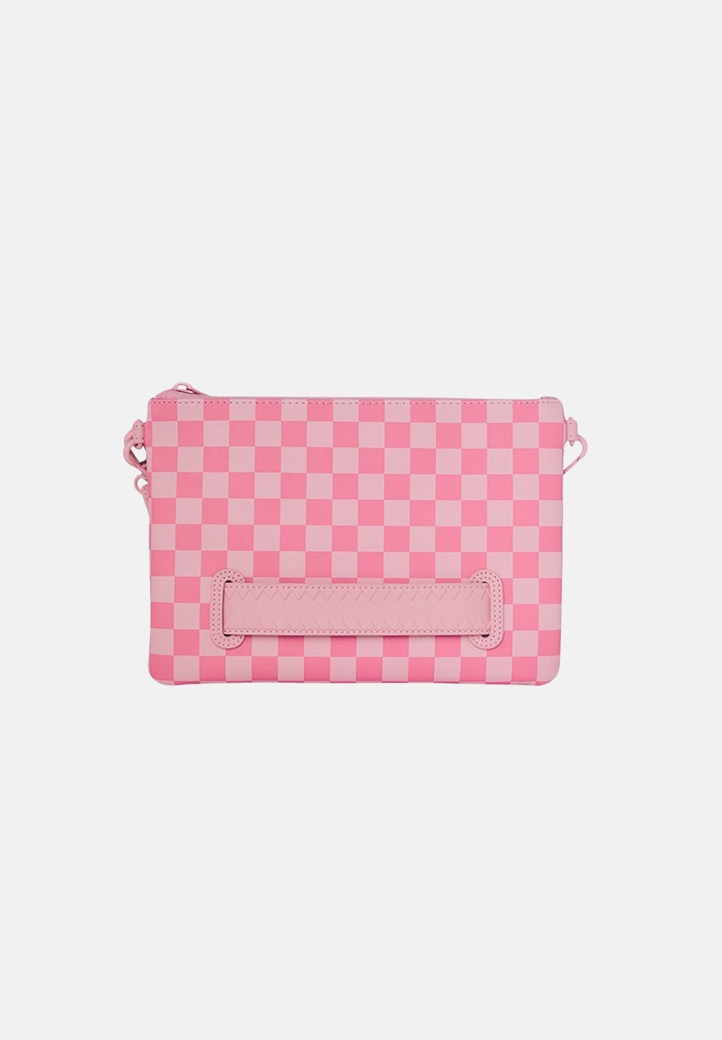 SPRAYGROUND Pochette Pink Sharks In Paris Patch rosa da donna 910B9014NSZ . SPRAYGROUND 