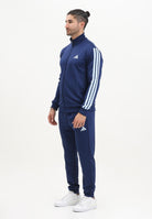 ADIDAS PERFORMANCE Tuta 3S FT TT TS blu da uomo JI8873  ADIDAS PERFORMANCE 