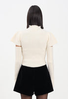 ODI ODI Maglia a collo alto Barolo panna da donna con applicazioni BAROLO130W5 H1 ODI ODI 