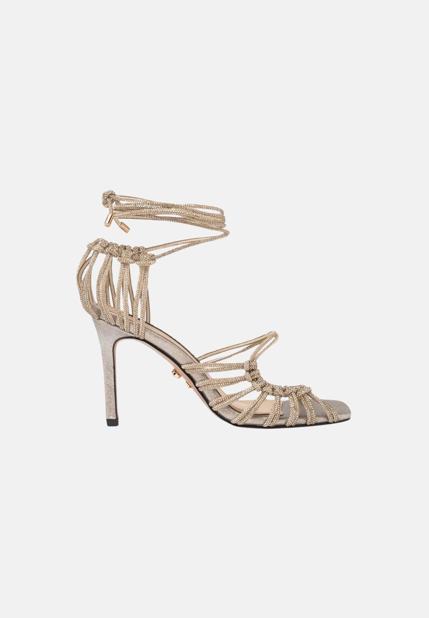 TWENTY FOURHAITCH Sandali con tacco MOLì oro da donna S0109ORO62P OR TWENTY FOURHAITCH 