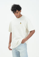 THE NORTH FACE T-shirt a manica corta Icon Mountain Jacket Relaxed panna da uomo NF0A8EU7QLI1  THE NORTH FACE 