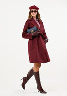 MAX MARA Cappotto Dravenna bordeaux da donna 2526016091600 084 MAX MARA 