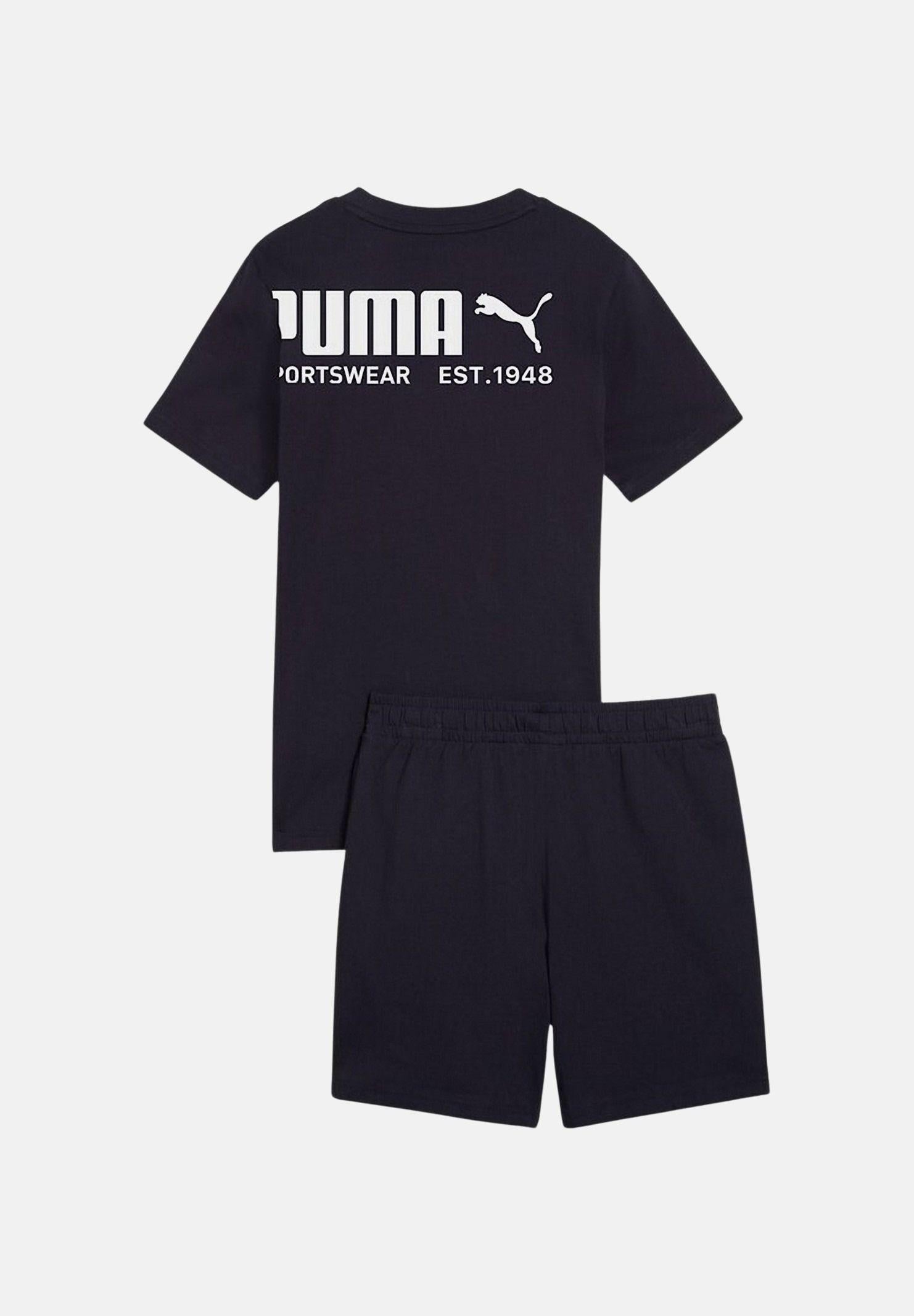 PUMA Completino PUMA Sport Graphic Relaxed blu per bambino e bambina 693335 16 PUMA 