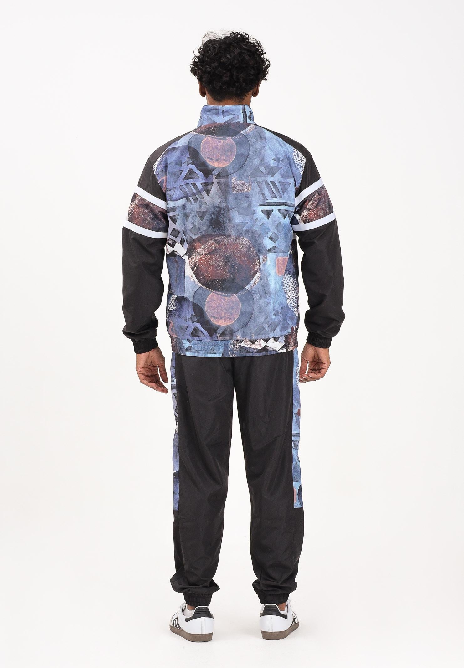 AUSTRALIAN Tuta nera da uomo con stampa "Smash" SPUTU0021 81884 AUSTRALIAN 