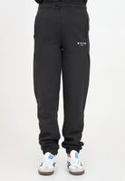 Pantalone sportivo piombo per donna e bambina con stampa logo F4MSJUFP177 103 MSGM 
