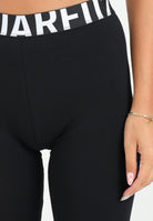 DSQUARED2 Leggings nero da donna con elastico logato D8LM05860 010 DSQUARED2 