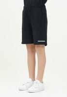 DSQUARED2 Shorts sportivo nero per donna, ragazzi e bambini con stampa logo DQ2738D0094 DQ900 DSQUARED2 