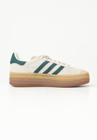 ADIDAS ORIGINALS Sneakers Gazelle Bold beige e verdi da donna ID7056 . ADIDAS ORIGINALS 