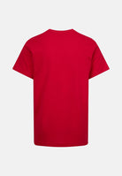 JORDAN T-shirt a manica corta rosse per bambino e bambina con ricamo Jumpman 95D266 R78 JORDAN 