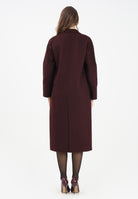 VICOLO Cappotto lungo bordeaux da donna TF0001 FU39 VICOLO 