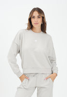 ADIDAS PERFORMANCE Felpa girocollo Essentials Small Logo Feel Cozy beige da donna JI6069  ADIDAS PERFORMANCE 