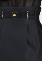 ELISABETTA FRANCHI Gonna corta nera da donna con elastici GO18962E2 110 ELISABETTA FRANCHI 