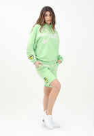 BARROW Shorts sportivo verde pastello per donna, ragazzi e bambini con ricamo logo S5BKJUBE039 081 BARROW 