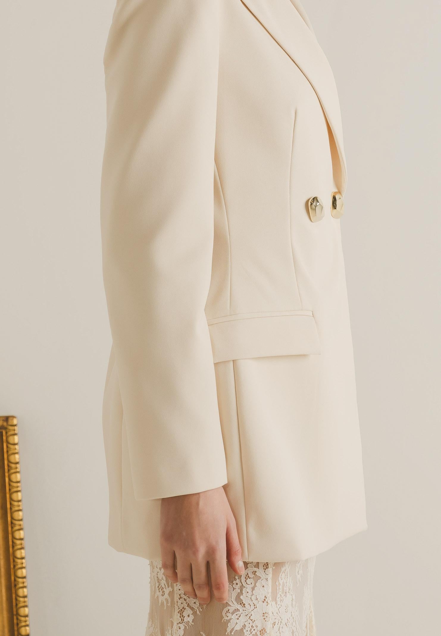 SANTAS Giacca NUIT panna da donna PV2621 PA SANTAS 