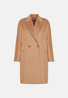 Cappotto doppiopetto MSTMASTRO in drap di pura lana, vestibilità ampia, tessuto 100% lana vergine con fodera 100% viscosa, 2626016071600 006 MAXMARA 