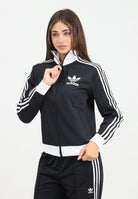 ADIDAS ORIGINALS Felpa con zip Beckenbauer nera da donna IW3174  ADIDAS ORIGINALS 