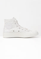 CONVERSE Sneakers Chuck 70 Crocheted Satin panna da donna A15081C  CONVERSE 