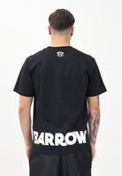 BARROW T-shirt a manica corta nera per uomo e donna con stampa logo S5BWUATH087 110 BARROW 