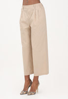 ONLY Pantalone cropped beige da donna 15370610 OXTA ONLY 